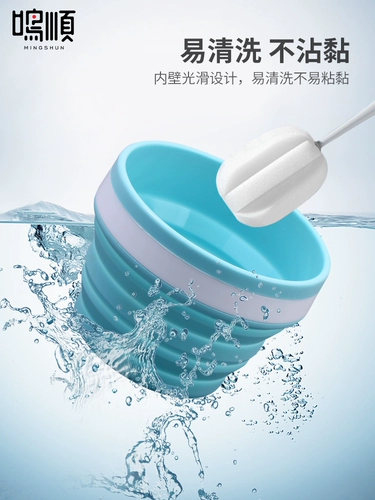 Силиконовая портативная посуда, дорожный комплект, портативный ланч-бокс для путешествий