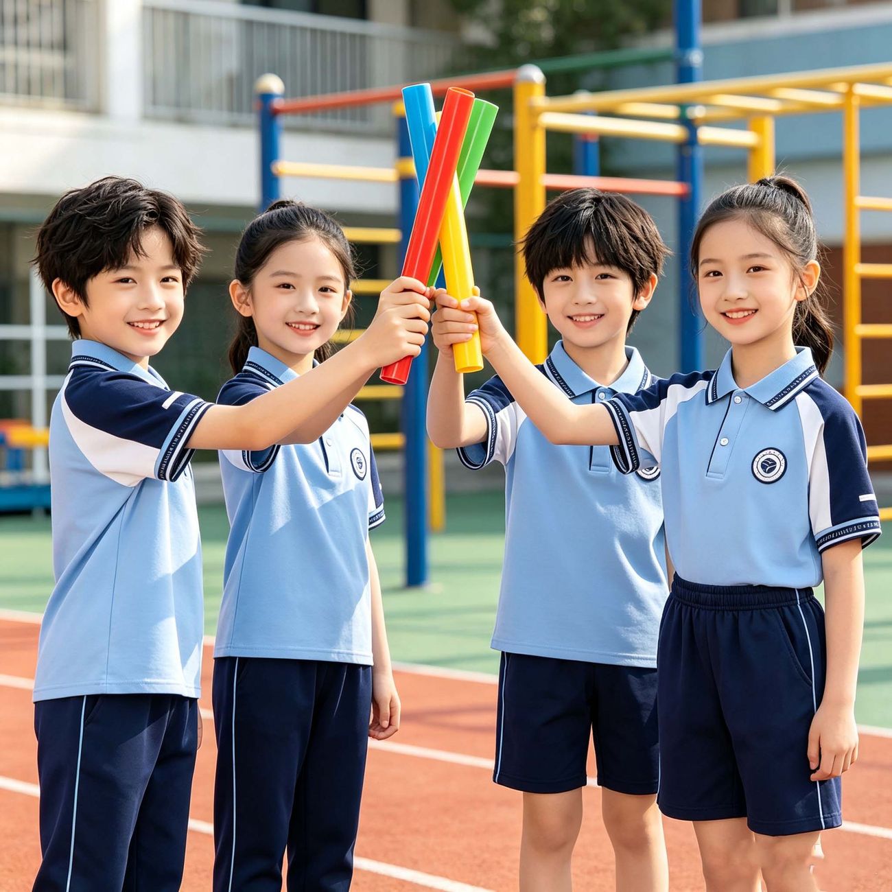 潮州潮安区小学新款夏季校服