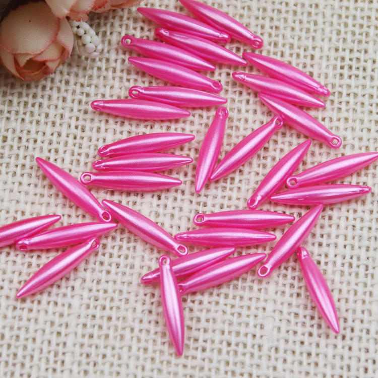 25*5mm子弹头长管子水滴仿珍珠