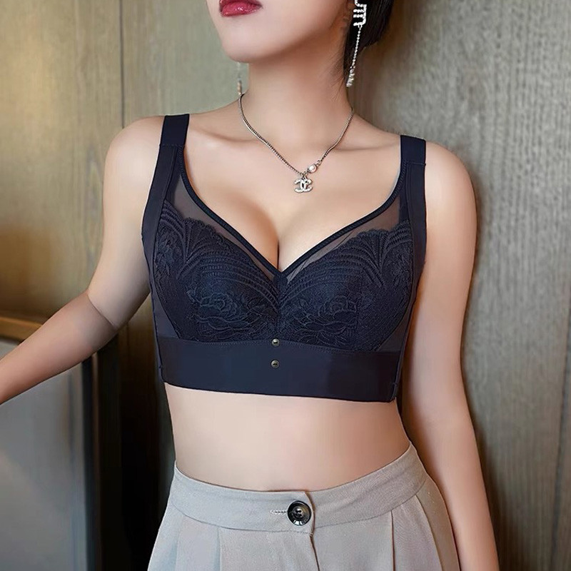 西施尔红色内衣女小胸聚拢调整型文胸