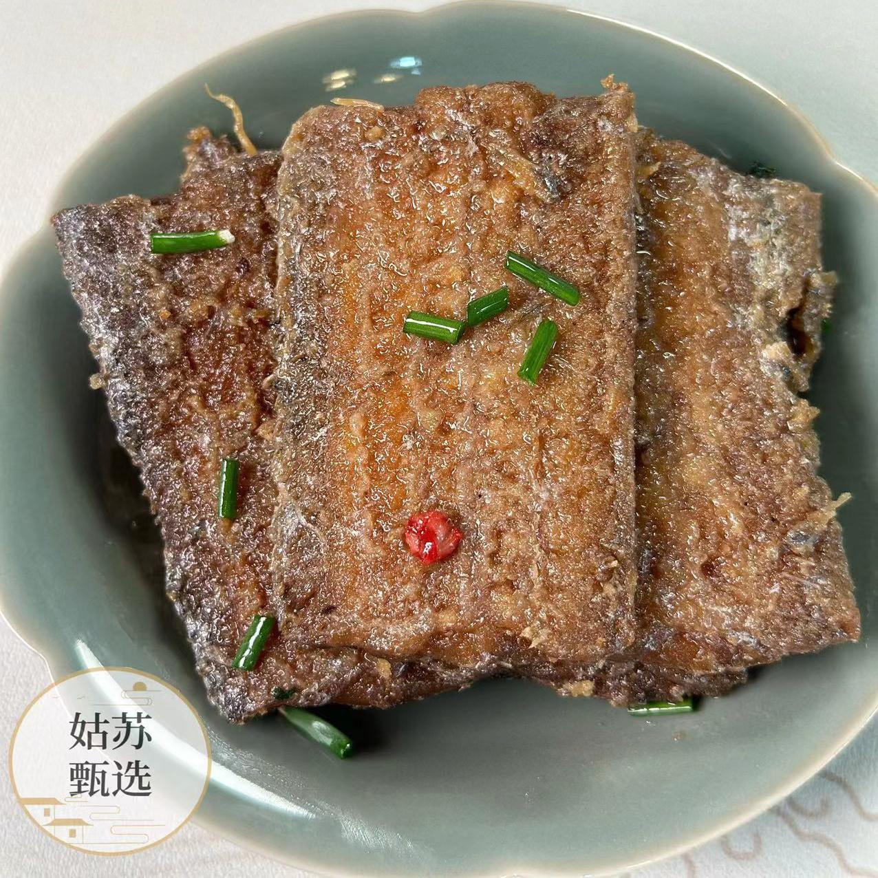 苏州特产美食杜三珍苏式卤汁熏香带鱼 一份约350g