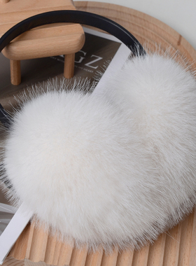 韩版仿狐狸毛皮草耳套可伸缩保暖耳罩秋冬男女毛绒耳暖护耳包可爱