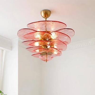 法式复古Murano穆拉诺中古设计师客厅餐厅楼梯卧室感玻璃吊灯