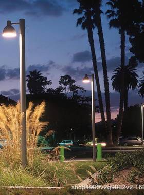 路灯户外庭院高杆灯室外广场公园照明灯现代简约小区草坪景观灯