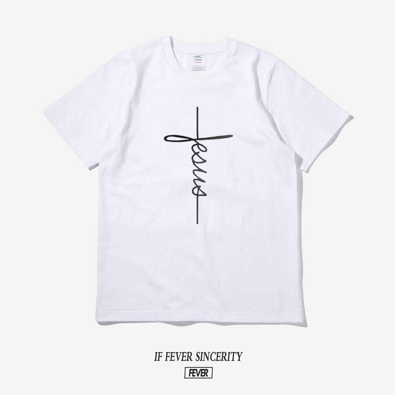 new pattern Original Christ Jesus Jesus personality T-shirts Short sleeved T-shirt pure cotton Easy Large originality patternin the Men's clothing, T-shirt  category - from Buy2taobao.com to provide professional Taobao agent buy service