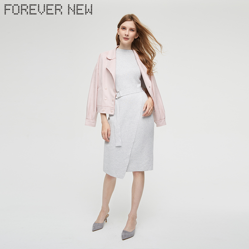 FOREVER NEW/·ã°¬17Çﶬ¿Û´ø°üÍÎÕëÖ¯Á¬ÒÂȹ KN3292CN