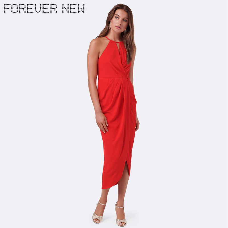 FOREVER NEW 2018´ºÏÄÁ¬ÒÂȹ ¹Ò²±Ê½¸öÐÔ¼ô²ÃÀñ·þȹ DRCZ8542