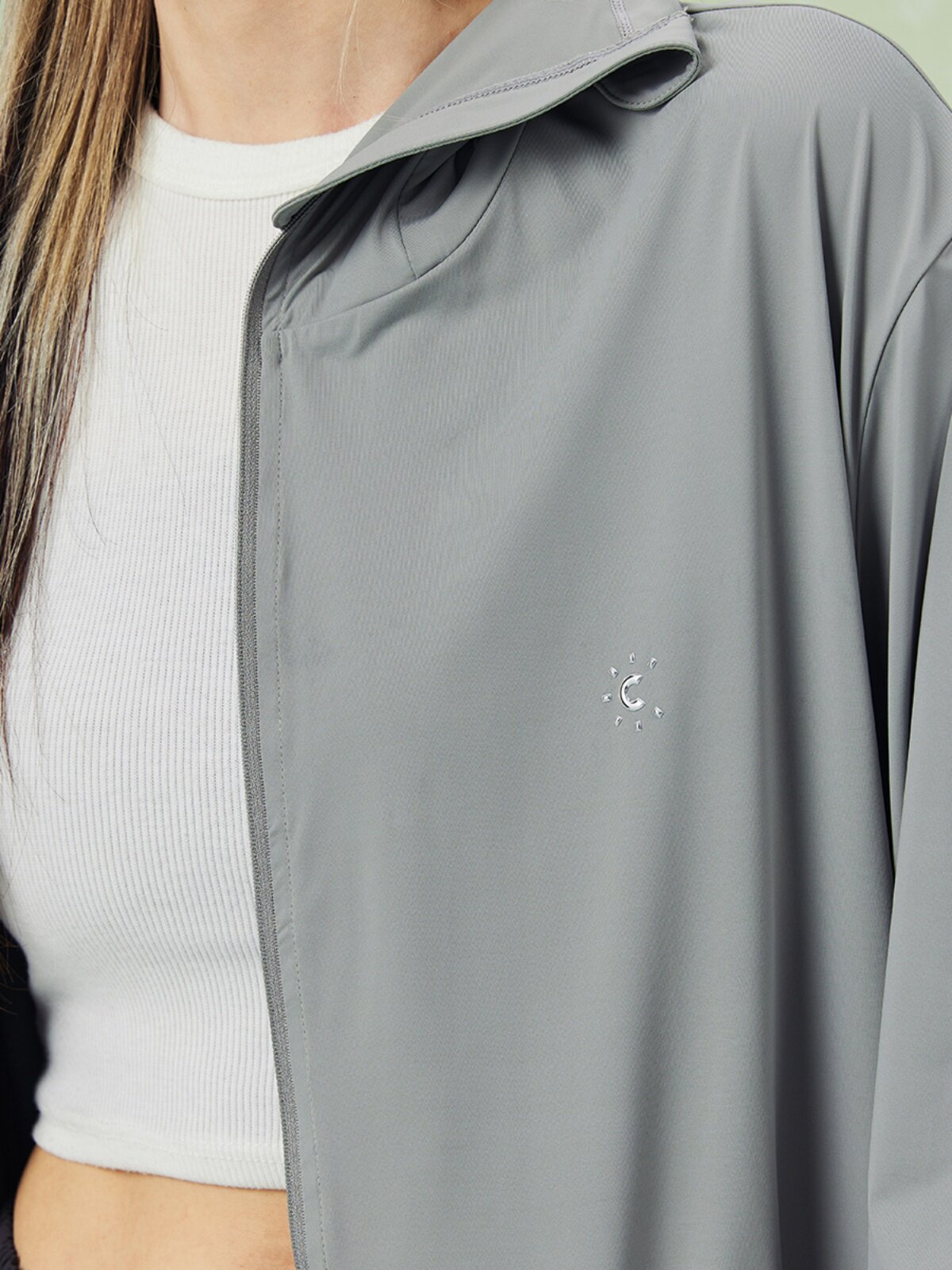 NPC 유행 브랜드 2024 여름 새로운 고주파 인쇄 태양 보호 의류 안티 UV 까마귀 NP42TJ06