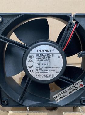 德国ebmpapst TYP 4214 H/HR/NH/12H/2HPU 24V变频器散热风扇4214