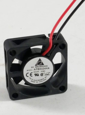 台达 Delta AFB0324HA 3CM 3010 24V 0.08A 2线 变频器 散热风扇