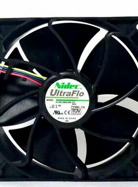 W12E12BS11B5-07 12VDC 1.65A 4线 原装正品日本NIDEC