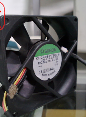 建准SUNON 8厘米变频器风扇 24V 4.7W KDE2408PTBX-6 双滚珠