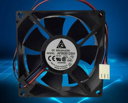 台达 AFB0812SH 12V  0.51A 8025 8CM/厘米 大风量滚珠机箱风扇