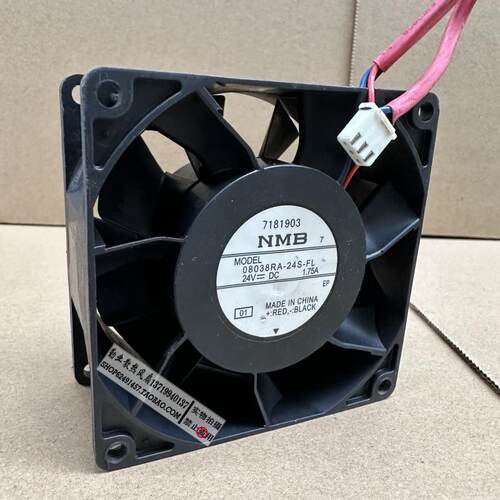 NMB 8038 8CM/厘米 24V 1.75A 信号报警变频器风扇08038RA-24S-FL