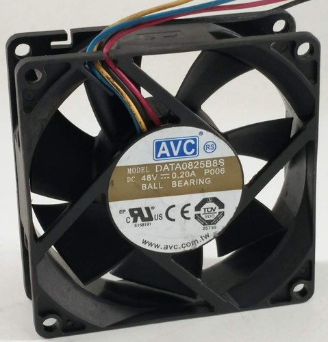 原装AVC 8025 8CM DATA0825B8S P006 DC48V 0.20A 4线pwm调速风扇