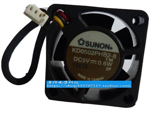 原装SUNON/建准2515 DC5V 0.6W KD0502PHB2-8 2.5cm 散热风扇