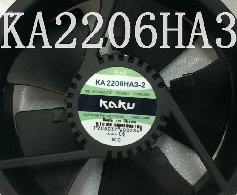 全新原装KAKU卡固 KA2206HA3-2 222*60 380V 3相 耐高温散热风扇