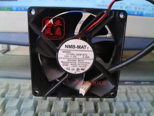 04W B70 8025 日本NMB 0.38A 3110KL 12V 两线 8CM风扇