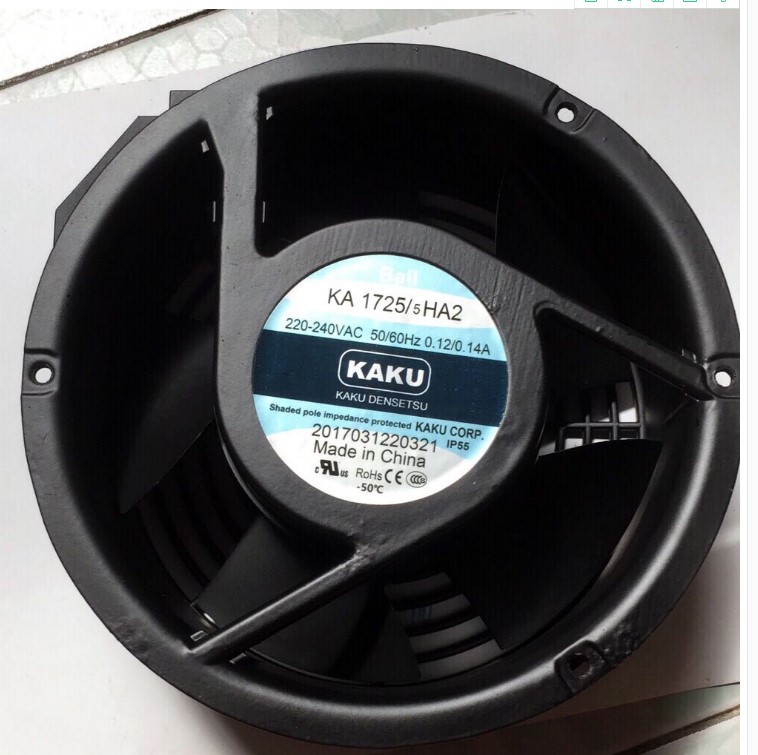 全新KA1725/5HA2卡固KA1725/5HA2B/1B 220V/110V 172*172*51风机