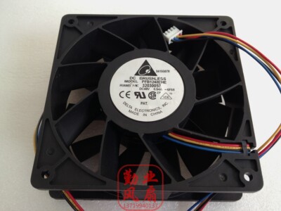 台达DELTA 12038 12CM大风量风扇 48V 0.54A PFB1248EHE 双滚子