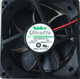 原装NIDEC正品24V 0.165A 变频器8CM厘米8025风扇U80T24MS4A7-51