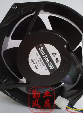 三洋SANYO 2070 48V 20CM 全金属耐高温风扇 9EC2048P0J04 大风量