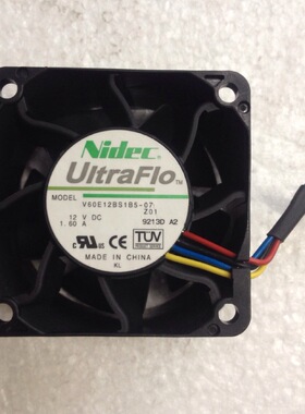 NIDEC 6038 12V 1.60A 大风量风扇 V60E12BS1B5-07T11