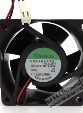 台湾建准SUNON KD2406PTS1 6025 1.4W 24v变频器 开关电源风扇
