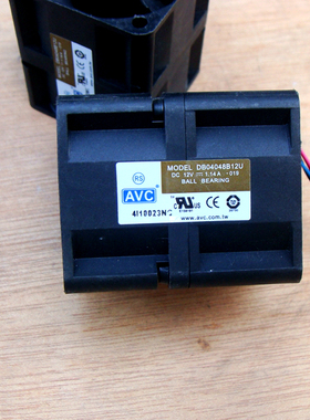 AVC 高转速暴力 1U服务器双风扇4CM 12V 1.14A 4048 DB04048B12U