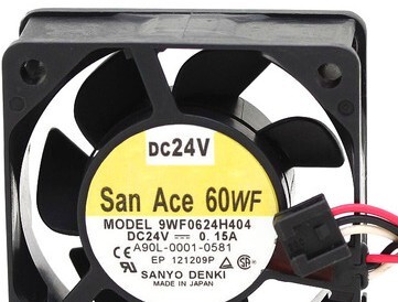 三洋SANYO风扇 A90L-0001-0581 9WF0624H404 24V 0.15A 6025 风扇