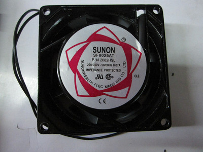 SF8025AT散热小风扇220VSUNON准建8cm散热风机工业机柜小风扇220V