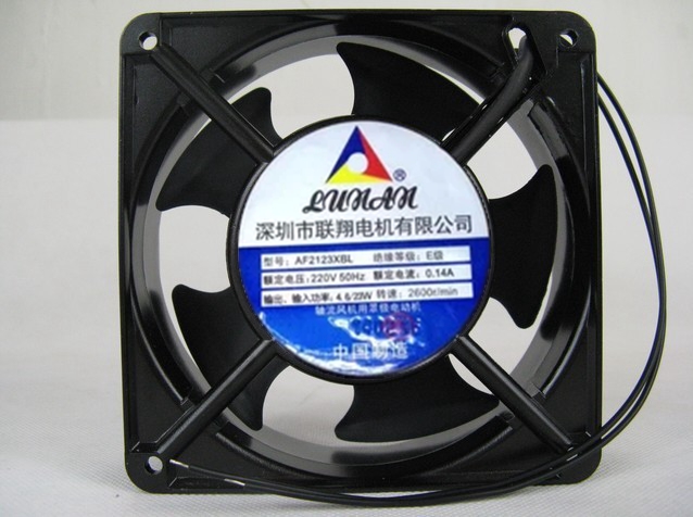 全新12038 220V风扇 12厘米轴流风机 机箱机柜散热风扇 AF2123XBL
