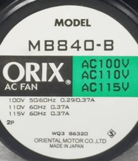原装日本进口 ORIX MB8Z-B3 D3/F21 MB840-B D  110V 220V 鼓风机