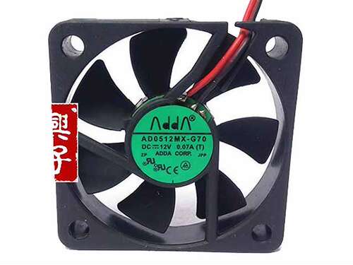 协喜 ADDA 5010 12V 0.07A AD0512MX-G70 5CM/厘米超静音散热风扇