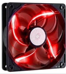 酷冷至尊SickleFlow120 2000转 红色LED 镰刀流12cm风扇 进口产品
