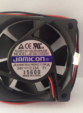 凯美6015 6CM 24V0.13A JF0615S2H 静音复印机变频器散热风扇