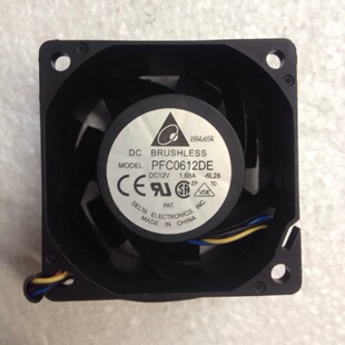原装台达（DELTA ) PFC0612DE 6cm 12V 1.68A 6038双滚风扇