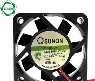 KDE2404PFV2 全新建准 4010 24V 1.4W 4CM  磁悬浮变频器工控风扇