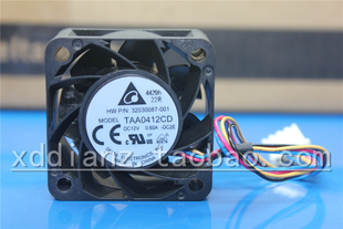 全新台达 TAA0412CD 12V0.60A 4CM 40*20MM 双滚珠四线USB 5V风扇