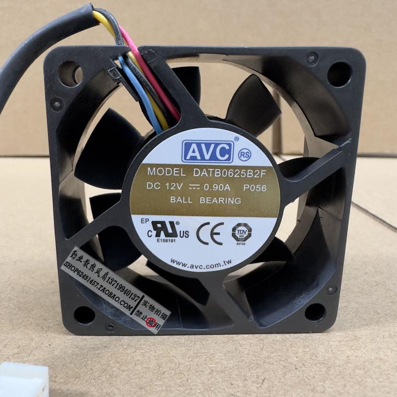 全新原装AVC 6CM 6025 12V 0.90A 4线PWM温控散热风扇 DATB0625B