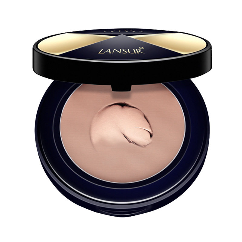 兰瑟本色柔光无瑕粉凝霜 保湿遮瑕修颜粉底膏防水控油 BB气垫霜