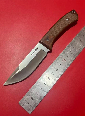 意大利进口FOX狐狸Blackfox一体龙骨狩猎刀多功能不锈钢户外直刀