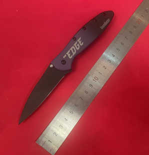 EDGE男人礼品收藏纪念折叠刀Magnacut钢 美国进口KERSHAW卡秀LEEK