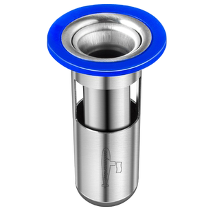 潜水艇地漏防臭内芯通用卫生间不锈钢深水封地漏防臭器下水道防虫