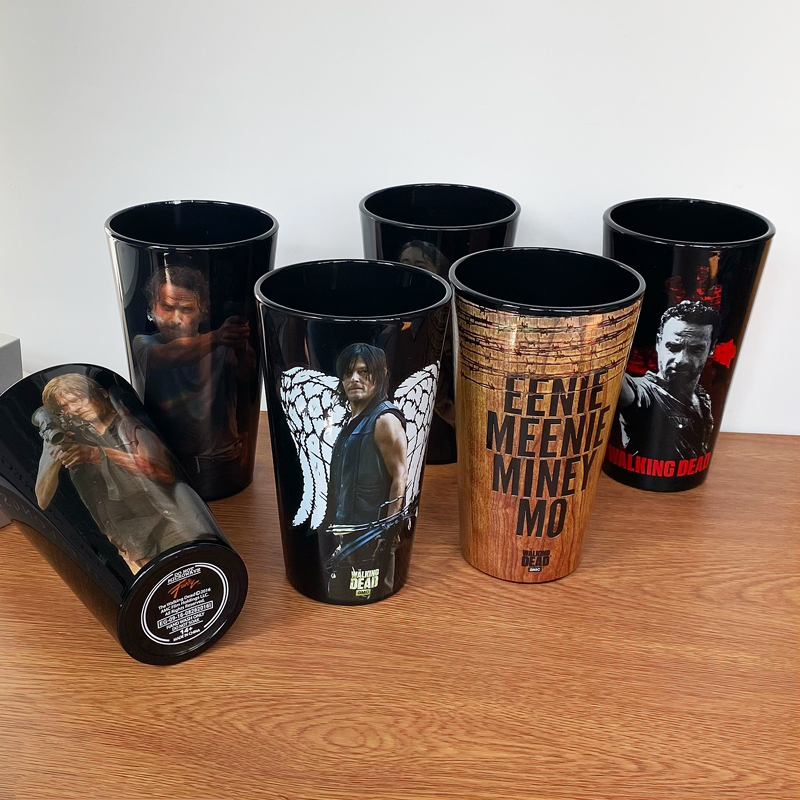 美剧行尸走肉周边玻璃杯500ml