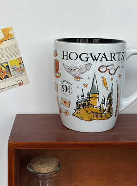 哈利波特霍格沃茨魔法学院马克杯陶瓷水杯HarryPotter 700ml