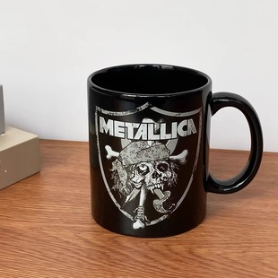 美国金属乐队Metallica欧美摇滚乐团周边陶瓷马克杯水杯子