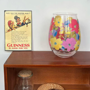 法式 Best 900ml Ever大容量酒杯玻璃杯水杯 氛围咖啡杯 Mom