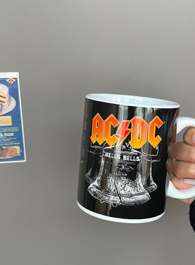 澳大利亚ACDC乐队周边收藏马克杯陶瓷水杯摇滚音乐杯 350ml