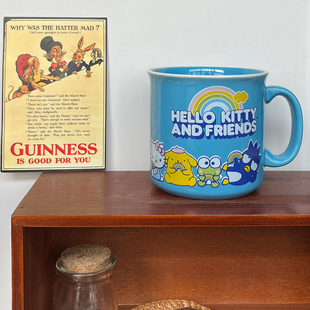 大眼蛙布丁狗酷企鹅凯蒂猫美乐蒂大耳狗陶瓷马克杯水杯 550ml